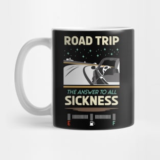 Retro Road trip the answer to all sickness 05 Mug